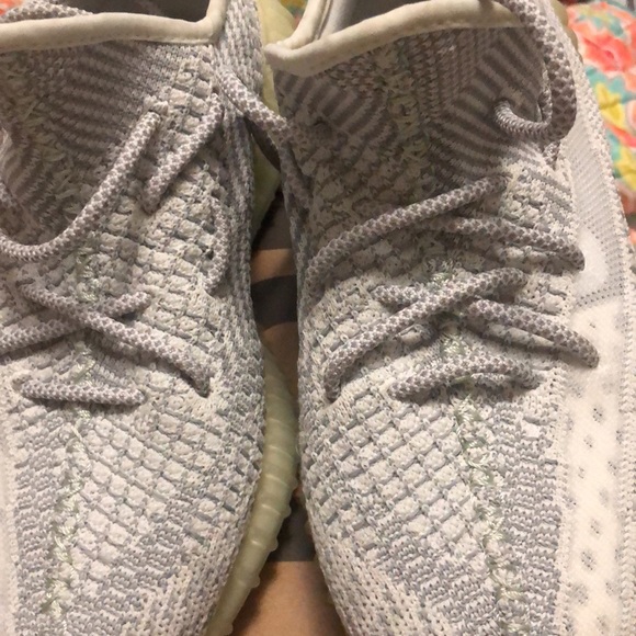 Gray & White Yeezy size 6.5